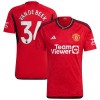 Maglia ufficiale Manchester United Van De Beek 34 Casa 2023-24 per Uomo